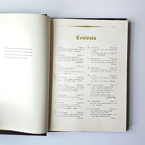 Vintage 1948 Spiritual Book, “Leaves Of Gold,” Edited By Clyde Francis Lytle - Picture 11 of 15